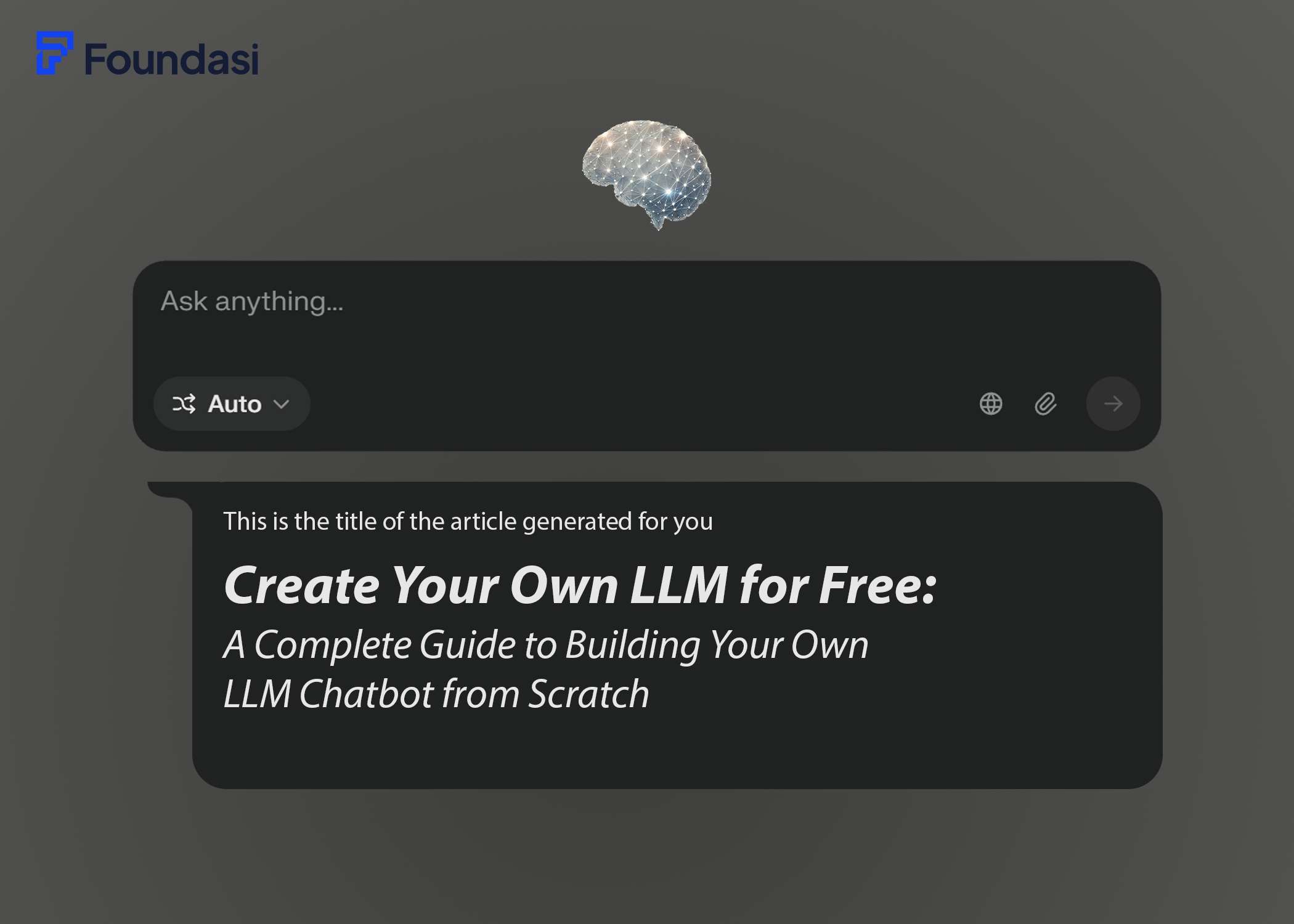 Create Your Own LLm for Free: A Complete Guide to Building Your Own LLM Chatbot from Scratch